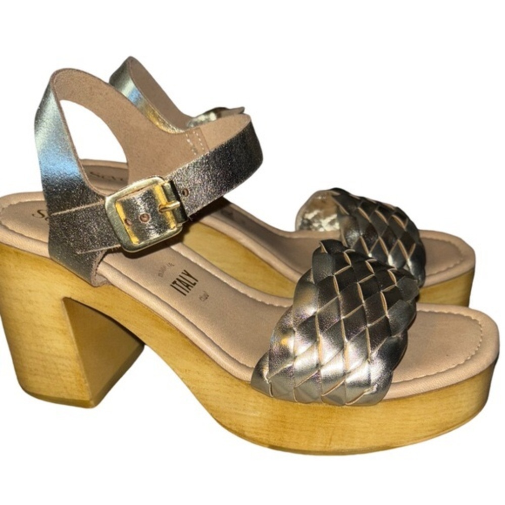 Seychelles Women's Tan and Brown Platform Heels NIB SIZE 9.5 - Picture 16 of 16